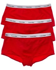 Calvin Klein 3Pk Boyshort Women's Red S