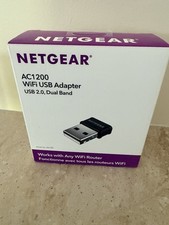 Netgear A6150-100PAS AC1200 Wifi USB 2.0 Dual Band Adapter A6150