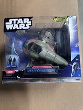 Star Wars Micro Galaxy Squadron Boba Fett   s Starship Launch Edition Series 1