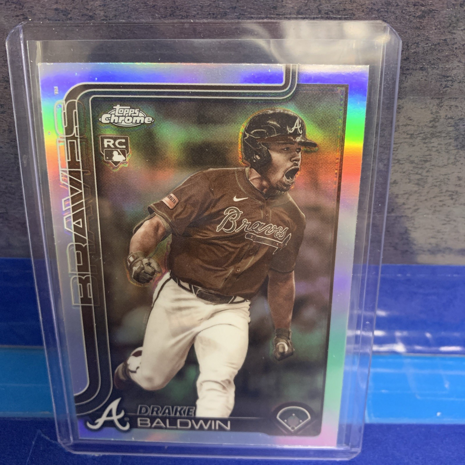 DRAKE BALDWIN - 2025 Topps Chrome Update Sepia Refractor Rookie RC #USC96 Braves