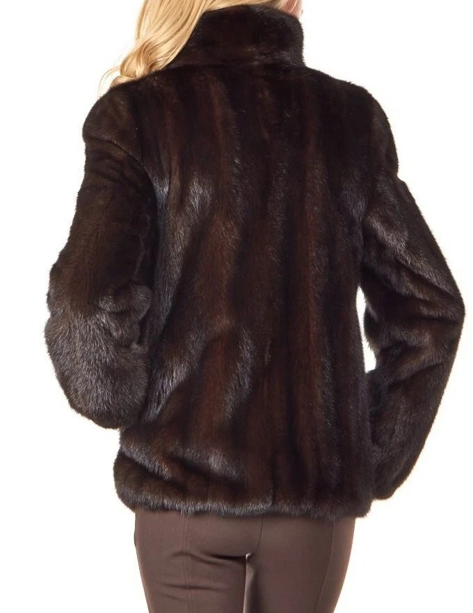 Woman's Real MINK FUR Jacket COAT All Sizes pre sale image 2