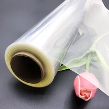 35”x100ft Clear Cellophane Wrap-3Mil thick Crystal Clear Plastic cellophane R...