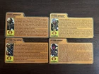 Vintage GI Joe Cobra Python File Card Lot Tele Viper, Viper, Copperhead, Officer