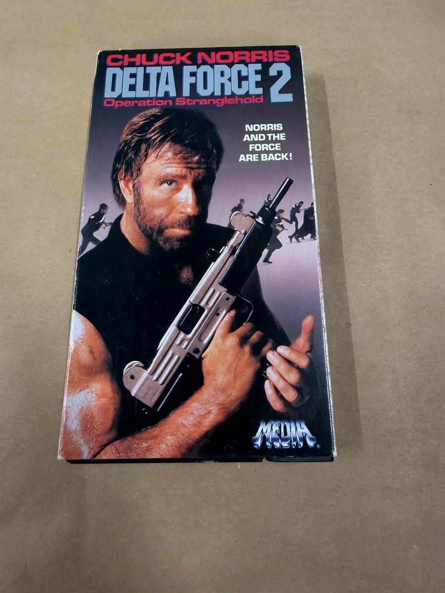 Delta Force 2 VHS 1989 Action Thriller Chuck Norris Media Home