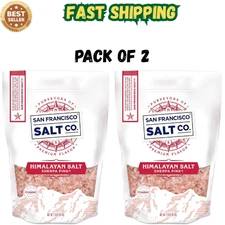 Sherpa Pink Himalayan Salt – Coarse Grain, 2 lbs. | 32 Ounce (Pack of 2)