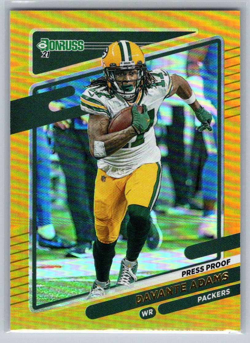 2021 Donruss - Press Proof Premium #158 Davante Adams