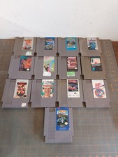 Lot of 13 Nintendo NES Games Mafat Goonies Golf Baseball Blaster Master Thunder