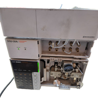 Shimadzu LC-20AD  Pump With DGU-20As & Reservoir Tray