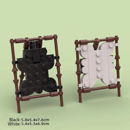 MOC Cannone medievale pelle di pecora rack mappa per set blocchi da costruzione LEGO - Foto 12 di 16
