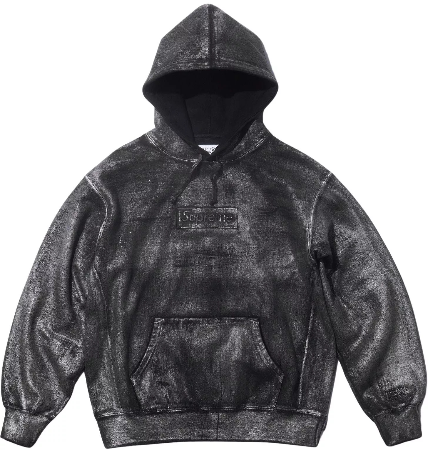 SWEAT SHIRT À CAPUCHE LOGO SUPREME/MM6 MAISON MARGIELA BOÎTE FOIL MOYEN