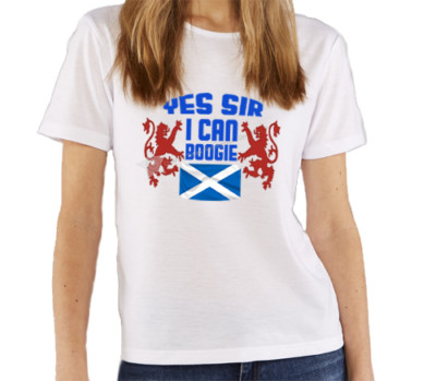Scotland Team Yes Sir, I Can Boogie Woman's T-Shirt
