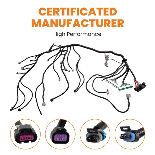 03-07 Swap Harness for LS1 Vortec T56 4L80E 4.8 5.3 03-07 DBW 18" add length - Foto 4 di 12