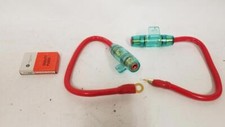 High Quality 4 ga AWG RED Power Cable AGU Inline Fuse Holder and 60A Fuses