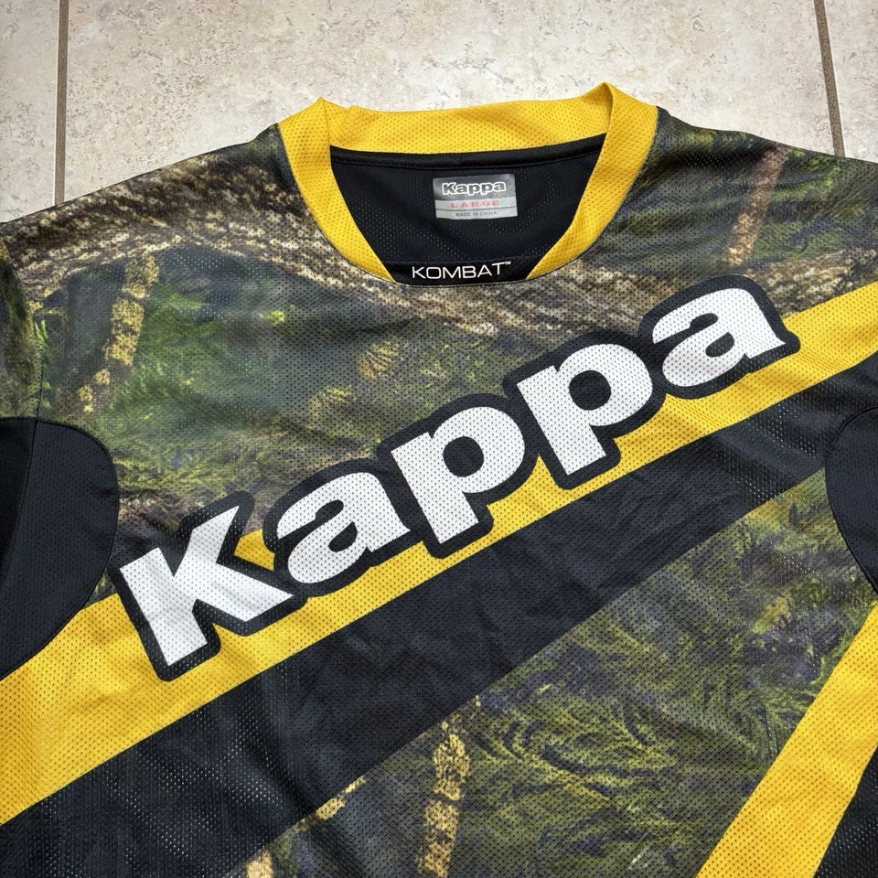 Kappa Kombat Can Am Jersey Large Camo Real Tree Motocross Racing Mesh Foto 4 de 4