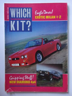 WHICH KIT? Magazine - March 1988 Edition - Excellent Kit Car Mag