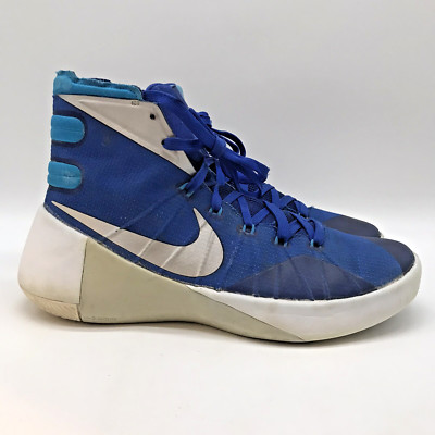Nike Hyperdunk 2015 TB Basketball Shoes Men's 9 Blue High Top Lace Up  749645-40