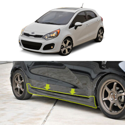 Side Skirt Unpainted (Fits: 2012 2015 Rio 5DR Hatchback)
