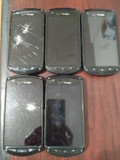 Lot of 5 Kyocera Brigadier E6782 16GB Black Verizon Smartphone For parts