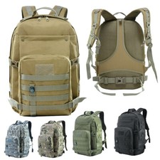 40L Tactical Backpack Waterproof Military Army Bag for Hiking Camping Climbing