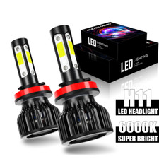 For Chevy Silverado 1500 2007-2015 Combo Led Headlight Kit Bulbs Low Beam H11 For Chevy Silverado 1500 2007-2015 Combo Led Headlight Kit Bulbs Low Beam H11