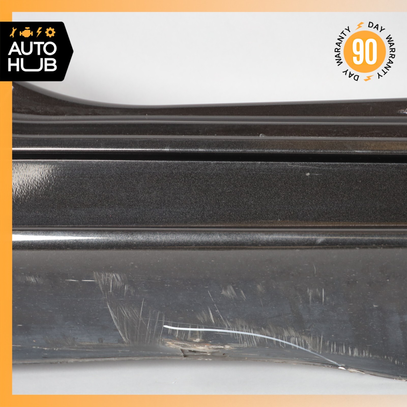 08-19 Maserati GranTurismo M145 Sport Rocker Panel Side Skirt Right Black OEM