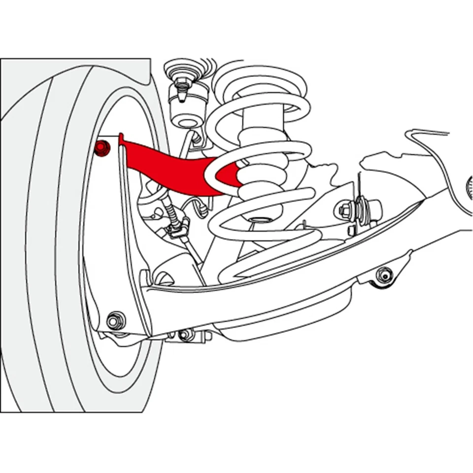 LYKT Rear Adjustable Camber Arms for Lexus HS250h、CT200h&Scion&Toyota Corolla iM Foto 2 de 4