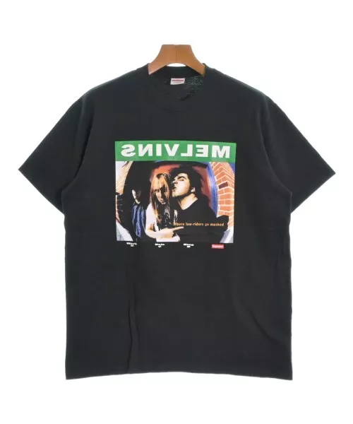T shirt Supreme/Coupe et Couture Noir S 2200473114053