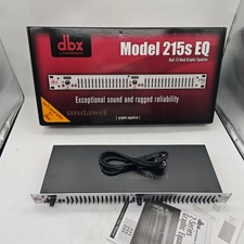DBX 215s Dual Channel 15-Band Graphic Equalizer Switchable  6 or 15 dB 1U EQ NEW