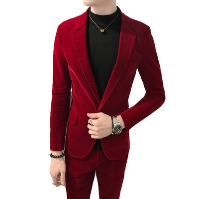 royal red blazer
