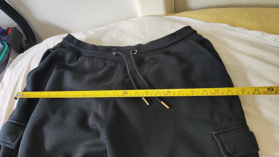 Jacamo Cargo joggers black pants tracksuit bottoms good. 39W 41L eBay