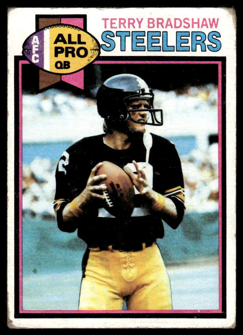 1979 Topps Terry Bradshaw #500 Pittsburgh Steelers Football Card