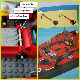Lego 7944 CITY FIRE HOVERCRAFT Firefighter Boat