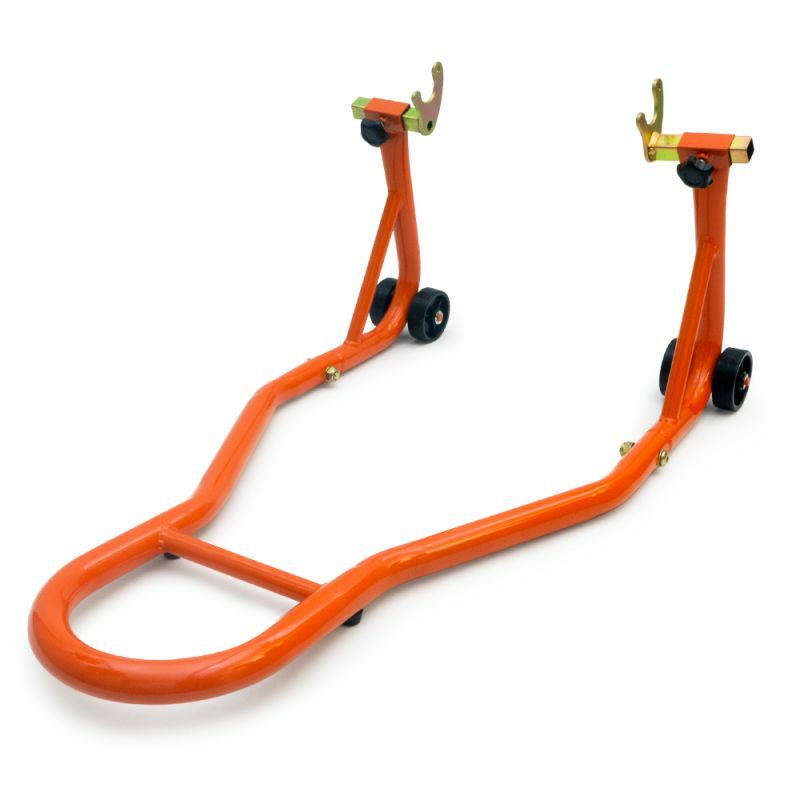 Béquille arrière orange à diabolos Kawasaki ZX-7R support stand de levage moto sport 750