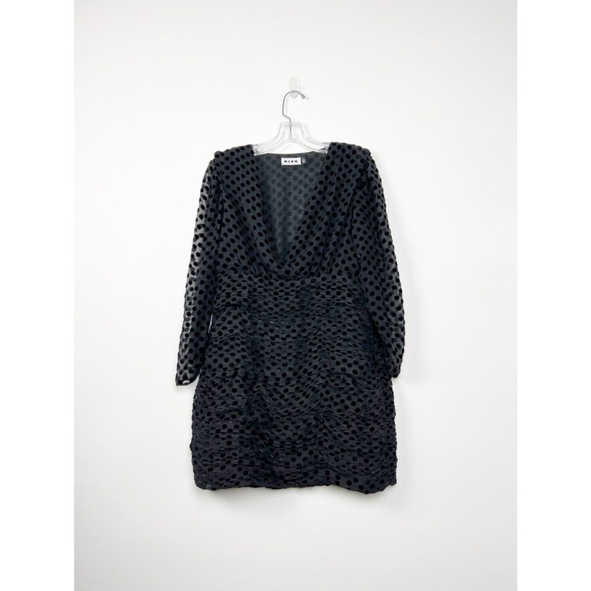 rixo black mini dress Elegant Black Mini Dress for Women