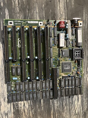 VINTAGE JCS 386 MOTHERBOARD 1090-01B SCAT BIOS