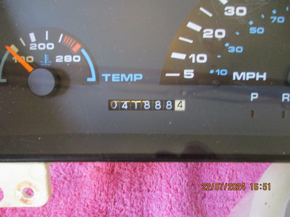 Cuadro de instrumentos Oldsmobile Regency 98 GM 1991-1993 41.888 millas probado envío gratuito Foto 4 de 4