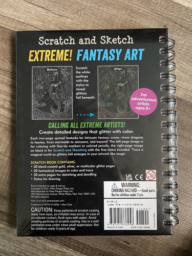 Scratch & Sketch Extreme Fantasy Art (Trace Along) - Imagen 2 de 2