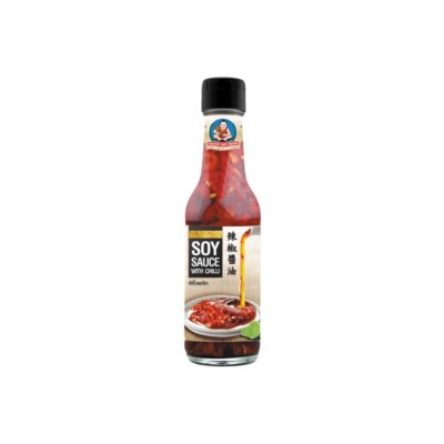 Healthy Boy Brand- Soya Sauce with Chilli 250 ml scharfe Sojasauce Gemüse Sushi