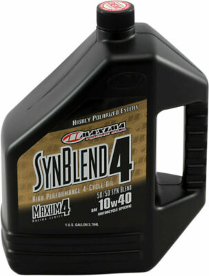 Maxima Racing Oil SynBlend Semi-Synthetic 4-Stroke Motor Oil | 10W-40 | 1 Gallon