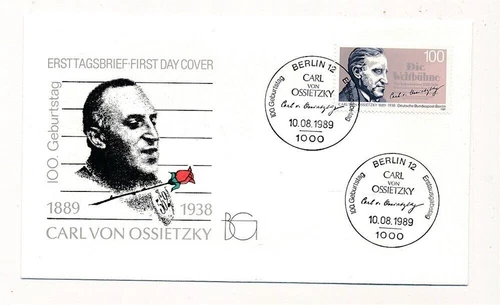 D324666 Germany FDC Carl von Ossietzky
