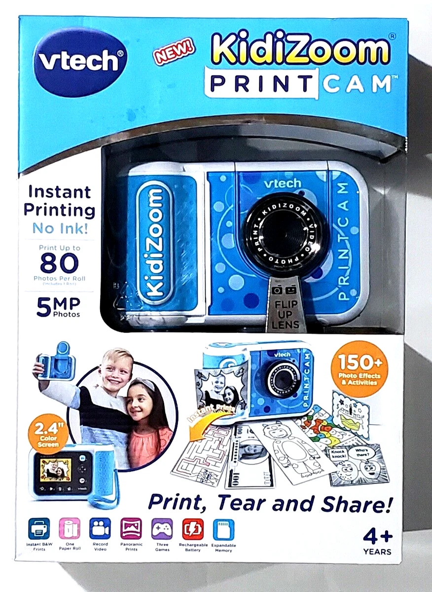 Vtech Kidizoom Print Cam Instant Printing No Ink 80 Photos Per Roll 1  Included