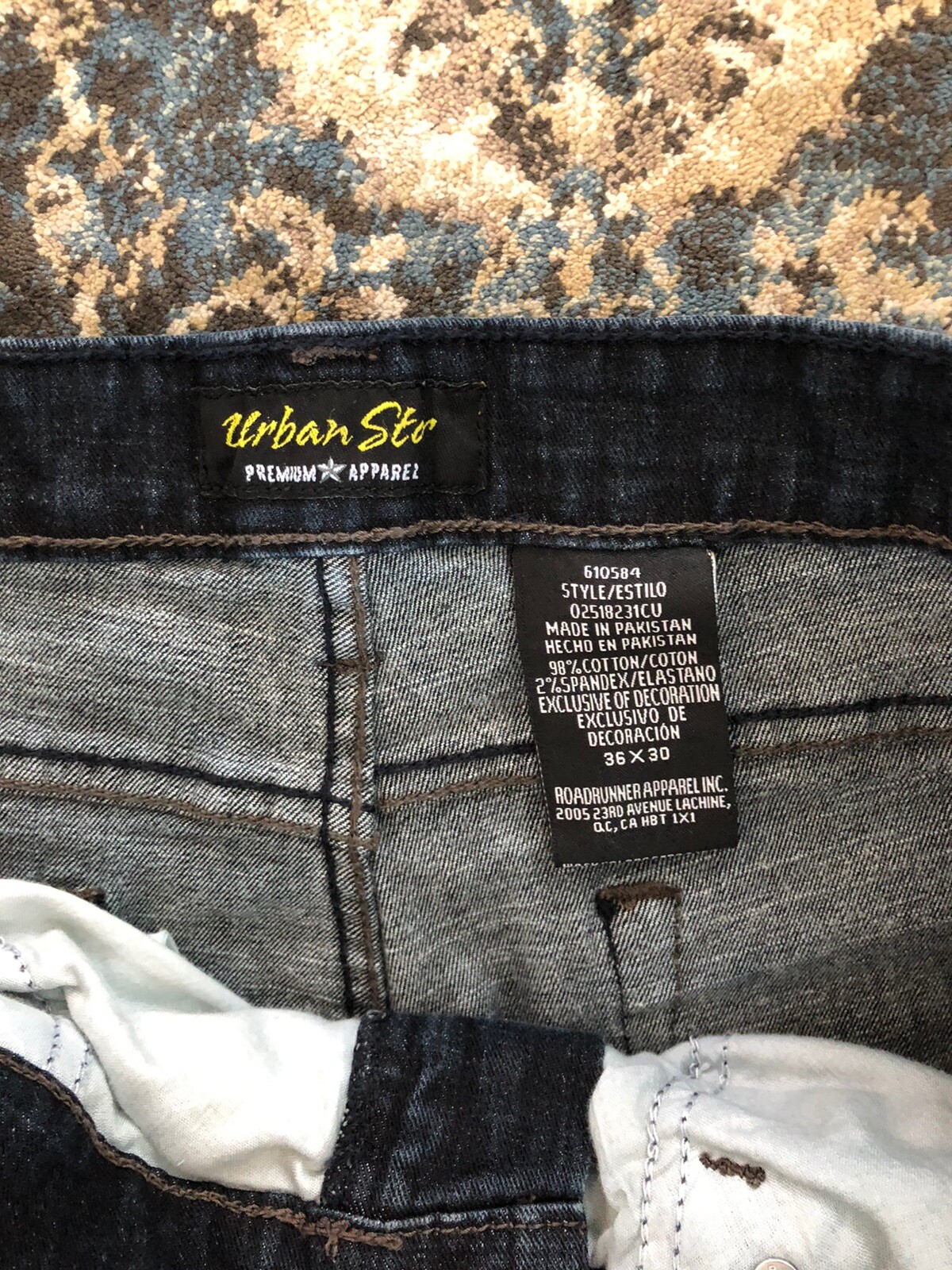 Urban Star Premium Jeans Men's Size 36 