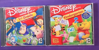 Disney Program Manual Children s Educational Software Lot Kindergarten 1st Grade