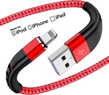 3 Pack 6ft Fast Charger Cable Heavy Duty For iPhone ipad ipodXR 8 7Charging Cord