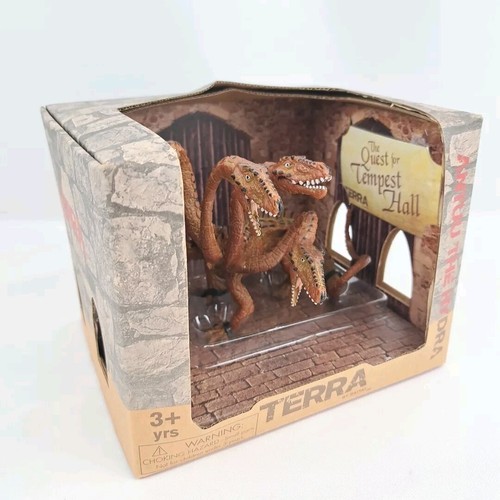 The Hydra Action Figure 4 Head Terra By Battat Antuu Fantasy Dragon Monster - Picture 2 of 14