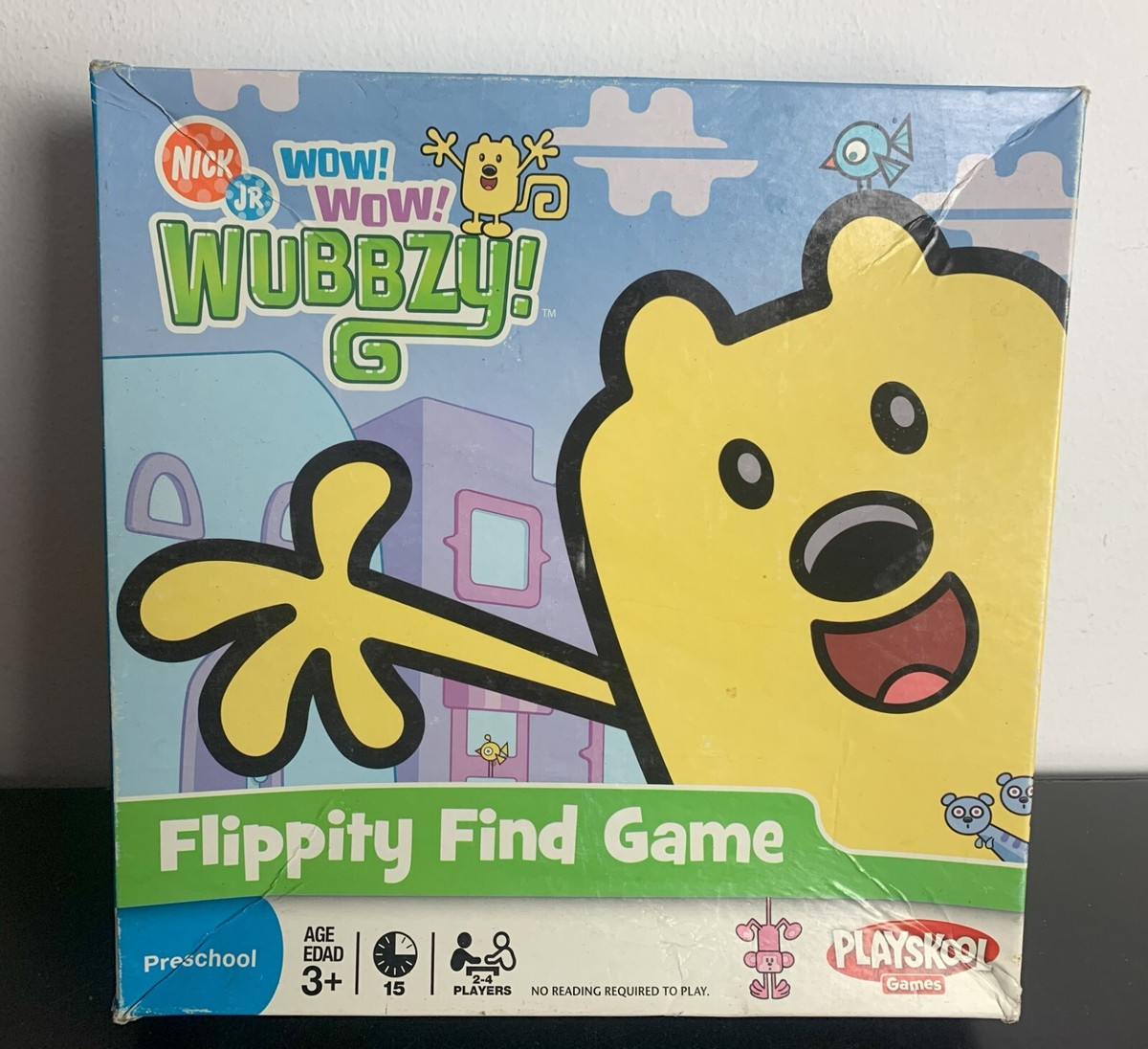2008 Original Wow! Wow! Wubbzy Flippity Find Game COMPLETE