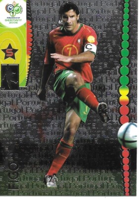 Carte FIFA World Cup 2006 Panini #166 Figo - PSA 10, état Parfait !