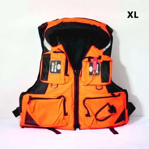 Adult Life Jacket Adjustable Swimming Boating Sailing Fishing Water Sports Vw - Picture 17 of 28