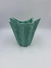 Shawnee Pottery Cameo Green & White Confetti Splatter Fluted Vase 3505