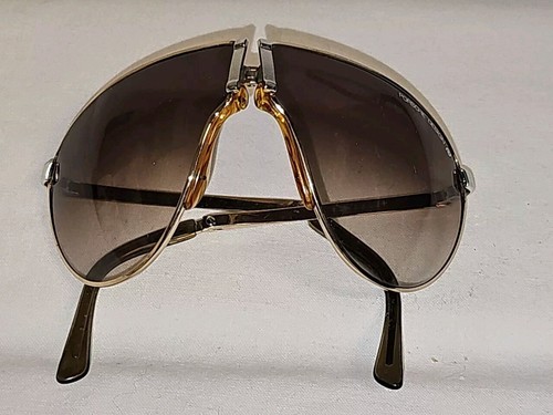 Porsche Carrera Vintage Gafas de sol plegables Gafas de sol Oro/Plata Gafas - Imagen 16 de 17